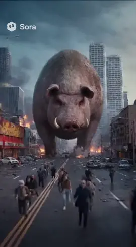 Когда ХРЯК вышел из диеты. #ai #aipig #funny #pig #geroy_ai 