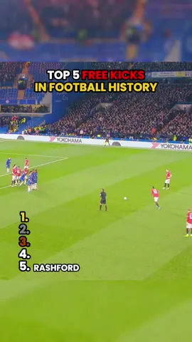 Top 5 Free Kicks in Football History⚽️🔥 #lxthalfcnew #freekicks #football 