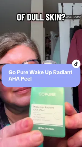 Go Pure Wake Up Radiant AHA Peel #tiktokshopfalldealsforyou #gopure #gopurewakeupradiantahapeel #gopureskincare #wakeupradiant 