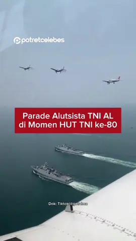 TNI AL unjuk kekuatan alutsista di parade militer dalam peringatan HUT TNI ke-80, kegiatan tersebut berlangsung di Teluk Jakarta. #tnial #parademiliter #tni #huttni #lewatberanda 