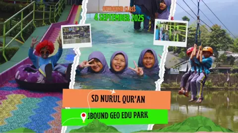 ‎🎉 Happy Holiday, Jbounders! 🌞 Full videonya ada di YouTube kita yah 😘 ‎ ‎sudah siap seru-seruan bareng di @jboundgeoedupark ‎ ‎Di sini, bermain bukan cuma soal fun, tapi juga penuh ilmu! Anak-anak bisa merasakan pengalaman seru seperti: ‎🌾 Menumbuk padi ala petani ‎🎯 Main panahan & paintball ‎🛶 Naik kano, Rakit Race, ATV ‎🧗‍♂️💨 Cobain serunya flying fox! ‎💦 Main bola air & mandi air panas/dingin ‎🏕️ Serunya camping seru di camping ground luas! ‎🌈 Dan serunya wahana Rainbow Slide! ‎ ‎Semua dikemas dalam paket fun learning yang bikin anak-anak aktif, kreatif, dan makin dekat dengan alam! 🌿👧🧒 ‎ ‎✨ Cocok banget untuk kegiatan sekolah, outing class, maupun liburan keluarga! ‎ ‎📍 Lokasi: Jbound GEO Edu Park – Ciapus, Bogor ‎ ‎📞 Info & reservasi: ‎(0251) 8366 254 ‎0812 1821 292 ‎ ‎Yuk, jadwalkan kunjungan kamu sekarang dan ciptakan pengalaman tak terlupakan bareng Jbound! 💚 ‎ ‎#jboundgeoeducamp #jboundbogor #outboundanak #wisataedukasi #tripbogor     ‎