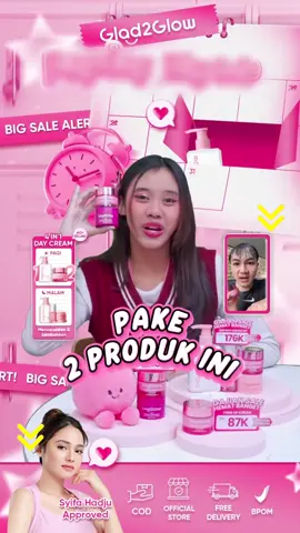 🍀 SET 2in1 Day Cream nya G2G bisa bantu mencerahkan loh~ ini udah sekaligus paketan pagi dan malam! 🤩🎉 No ribet lagi deh~ Day Cream dipake pagi-pagi, Retinol Moist dipake pas malem nya! 🥰💅🏻 Cuss checkout di TikTok live 💖 #G2G #2pcsGlowingSet #kulitkusam #mencerahkan #glowingskin #brightening #perawatan #serumviral #perawatankulit #niacinamide #alphaarbutin #G2G2pcs 