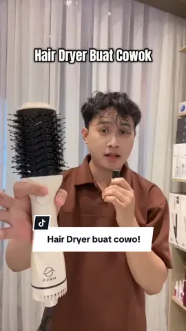 Cowo juga wajib punya alat styling rambut #HairDryer #Fyp 