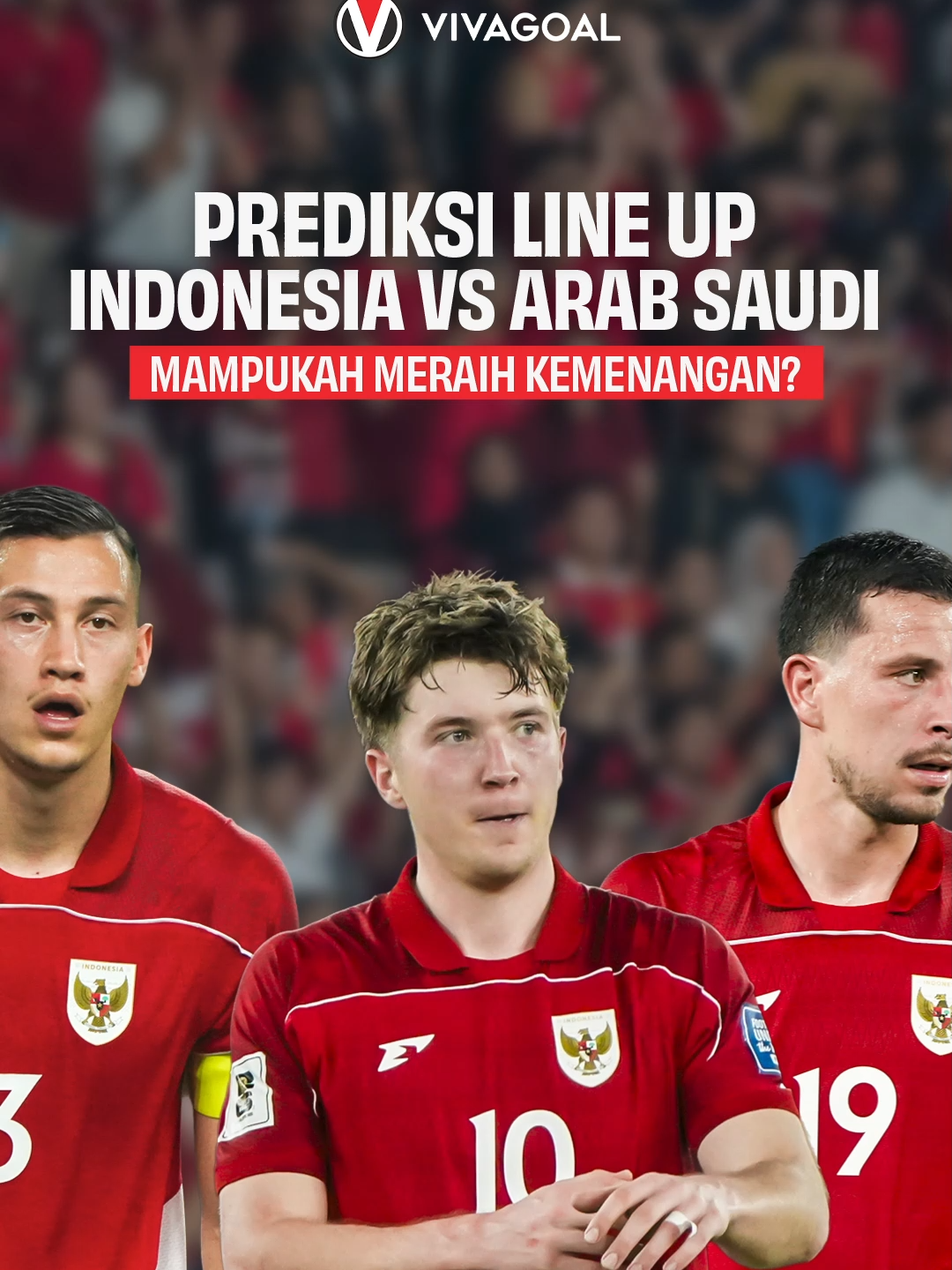 Prediksi Line Up Skuad Garuda untuk menghadapi Irak dan Arab Saudi di ronde keempat Kualifikasi Kejuaraan Dunia 2026. Menurut Vivamania, apakah komposisi ini udah sangat cocok? 👇 #timnas #timnasindonesia #timnasday #vivagoal