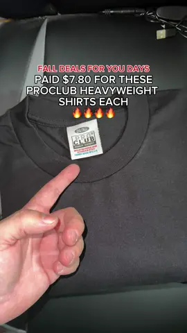 Stop playing and take advantage of these ProClub deals 😎🔥🔥 #tiktokshopfalldealsforyou #tiktokshopcreatorpicks #proclub #tshirts #pumpcover 