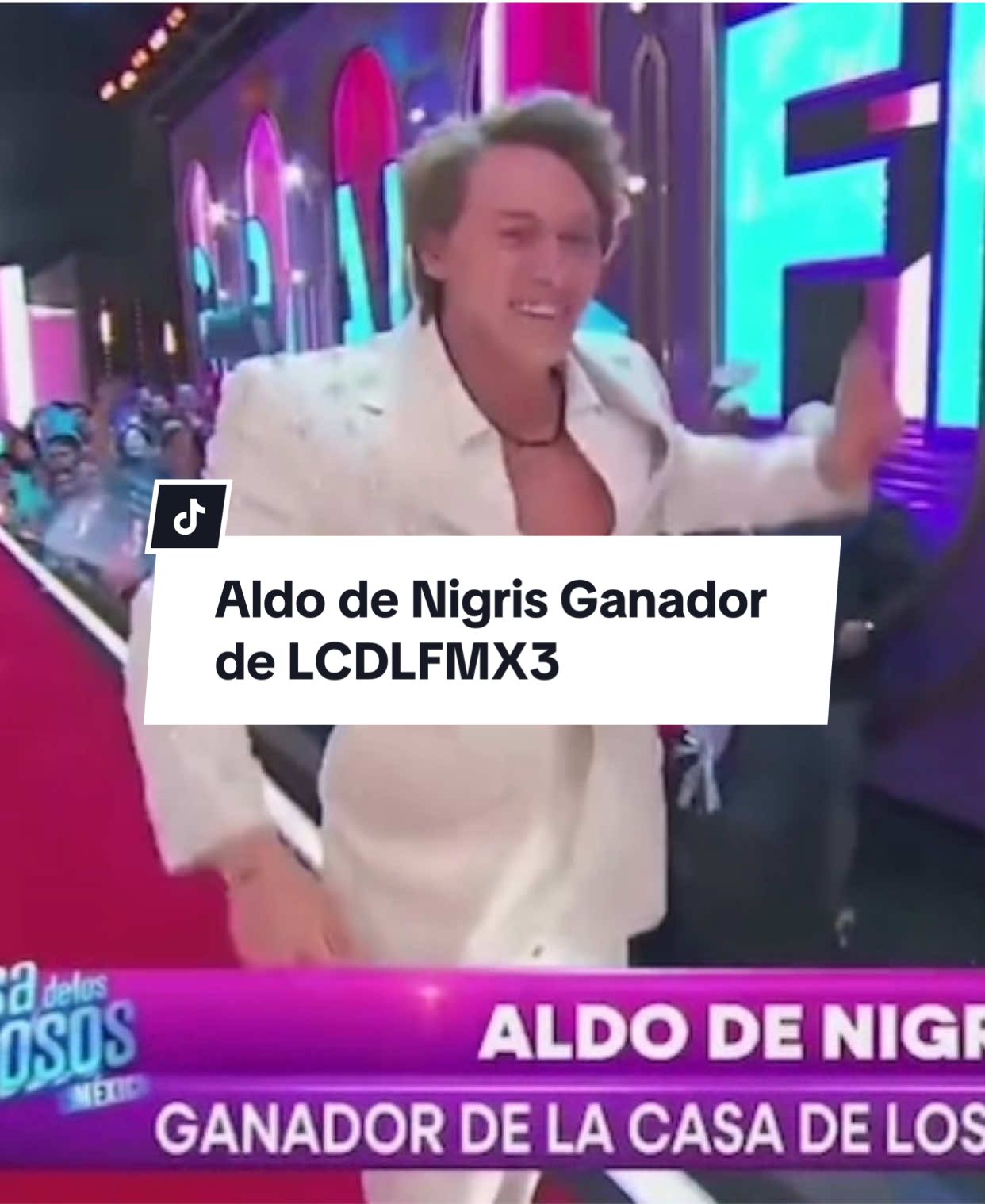 FELICIDADES 👏🏻✌🏻@Aldo T De Nigris LOGRASTE SACAR A TODOS DE LA CASA🫡 #ganador #final #Viral #lcdlfmx #lacasadelosfamosos 