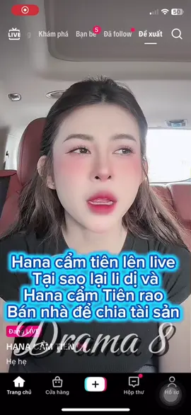 Hana cẩm tiên lên nói lý do ly dị#fyp #foryou #foryoupage @HANACẨMTIÊN🎀@LÊGUAQUÂN