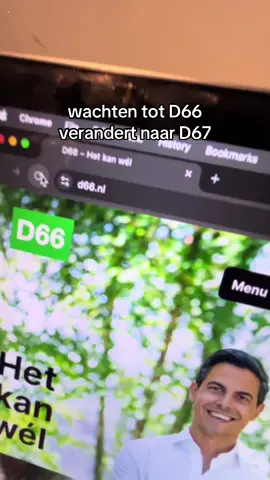 @RobJetten verander ff... #d66 #verkiezingen #grappig #67 
