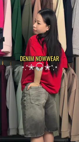 Thêm quần lửng denim cho mấy bạn nấm lùn đâyyyy ~~~ #hbaocutiee #nowwear #quanlung #denim 