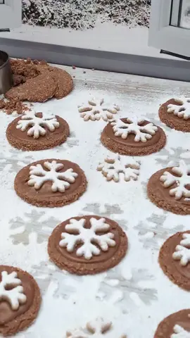 Das Rezept: Kekse (Boden Ø 7,5 cm) 250 g Haferflocken 150 g Mehl 170 g Butter 120 g Nutella 2 Eier Füllung 300 g Nougat  Schneeflockenkekse 75 g Mehl 40 g Butter 15 g Zucker 1 Ei Puderzucker zum Bestreuen Zutaten für beide Kekseteige gut durchkneten lassen und für 30 min in den Kühlschrank stellen. Danach ausrollen, ausstechen und auf das Backpapier legen. Bei 160° für 10 min backen und auskühlen lassen. Schneeflocken mit Puderzucker bestreuen. Nougat im Wasserbad schmelzen. Auf den Boden jeweils 1 TI Nougat verteilen und eine Schneeflocke draufsetzen. Teigmengen sollten für 22-25 Schneeflockenkekse reichen. #cookie #plätzchen #schneeflocke #haferflocken  #kekse 