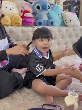 Waduh persiapan kakak nonton papa, effort sekali yah🤭😂 #fyp #azurahumairanuratta #ameenahannanuratta #aureliehermansyah10 #attahalilintar 