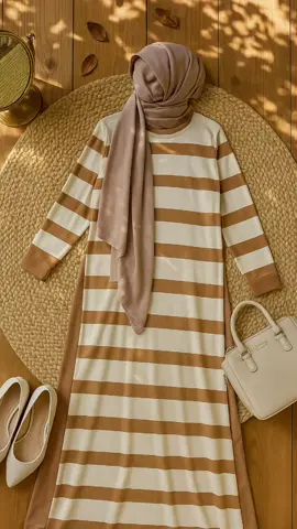 Dress Motif Strip Hitam#dressmotif#tervary#fypシ゚viral🖤tiktok 