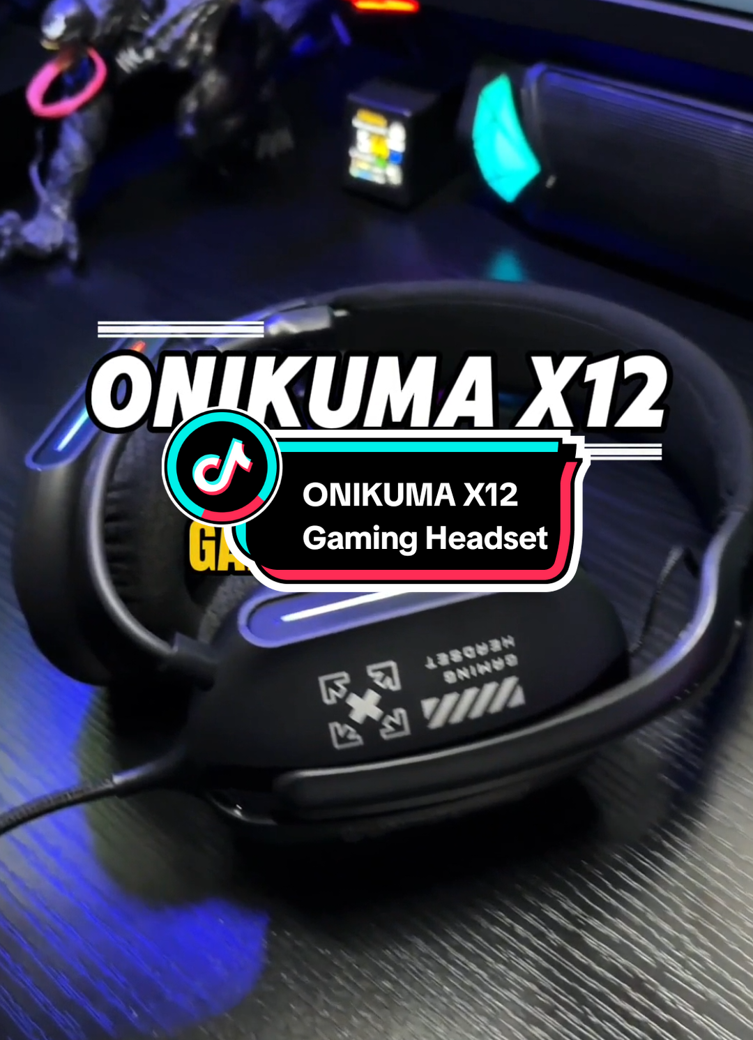 Ang solid ng headset na to 🙌 #onikumax12 #gamingheadset #surroundsoundheadphone #stereoheadset #onikumaheadset 