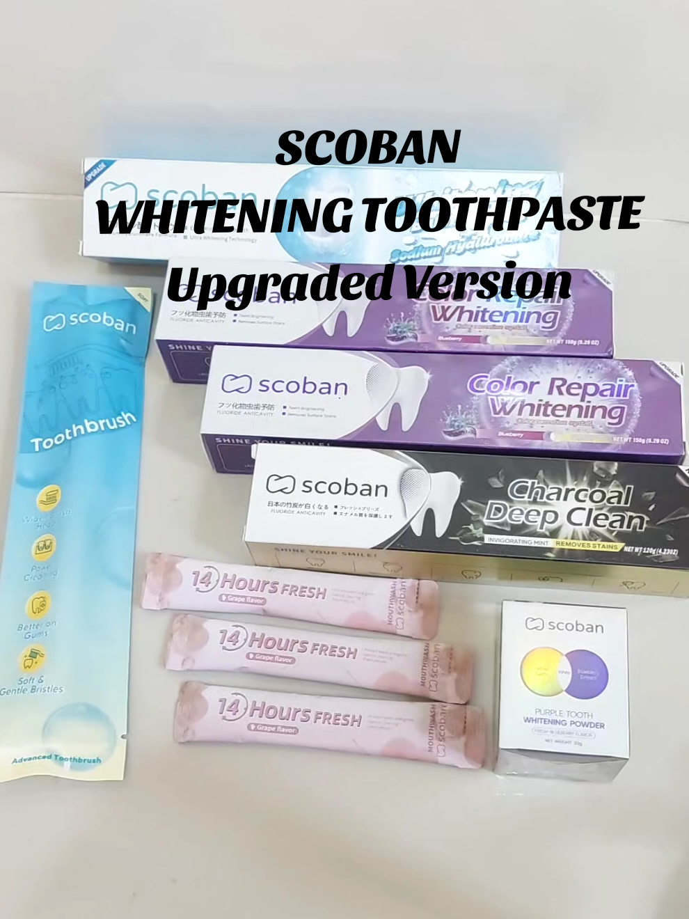 Scoban Viral Whitening Toothpaste #fyp #scoban #whitening #scobantoothpaste #scobanwhiteningtootpaste 