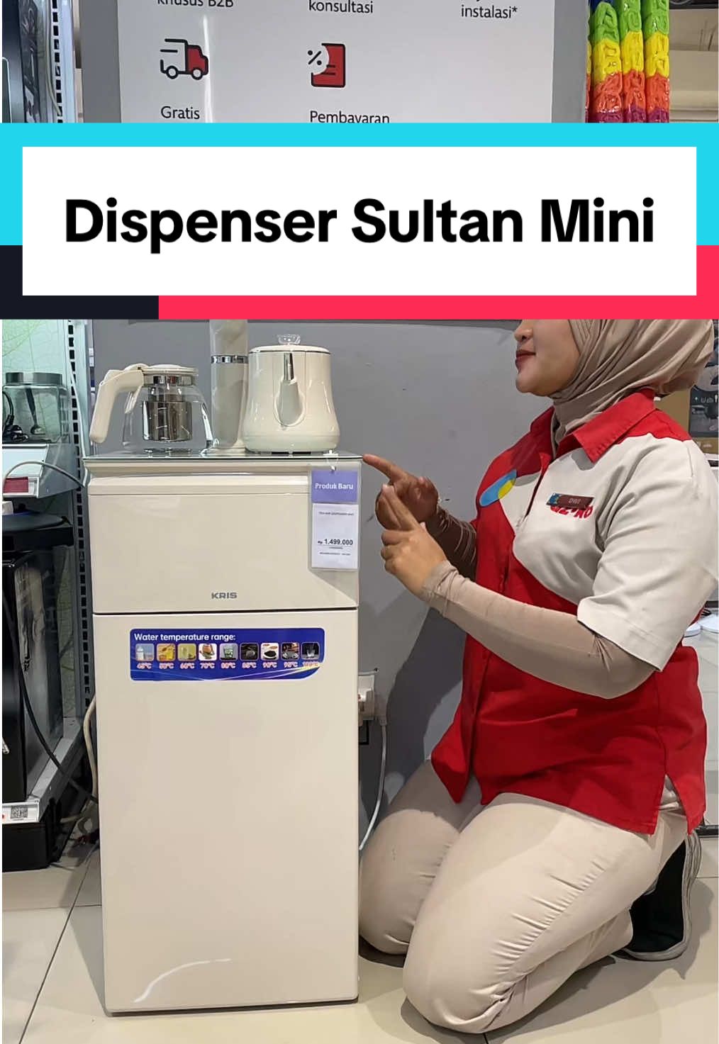 Dispenser sultan datang dengan versi mini lebih praktis juga lebih hemat dari AZKO Cilegon 🥰😍  #dispenser #dispenserair #dispensermini #dispenserviral #diskon 