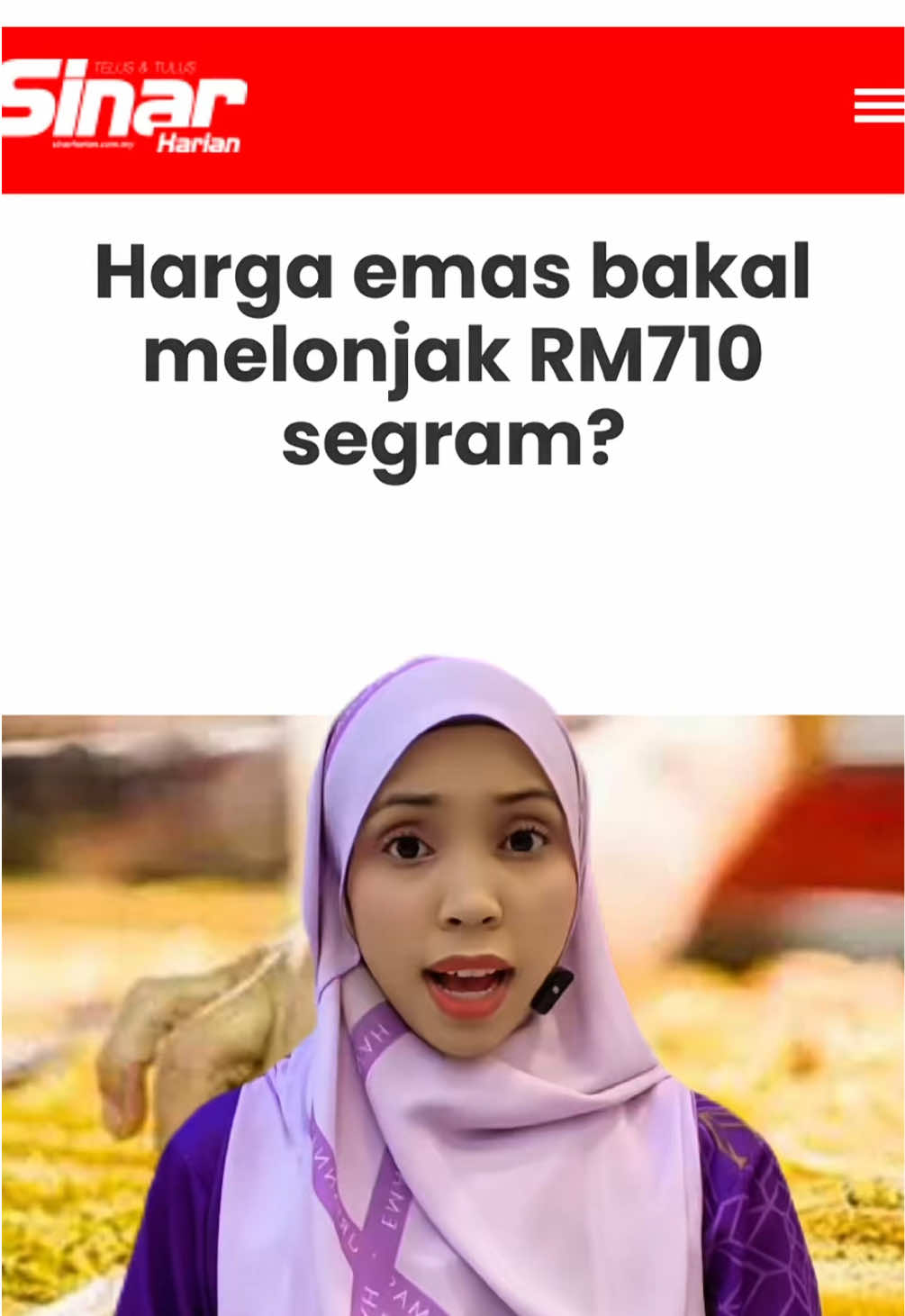 HARGA EMAS JANGKAAN RM700/g TAHUN DEPAN!!😱😱 Perkara ini tidak mustahil, jadi mula beli emas sekarang‼️ #emas #kedaiemas #emas916 #hargaemas #goldprice 