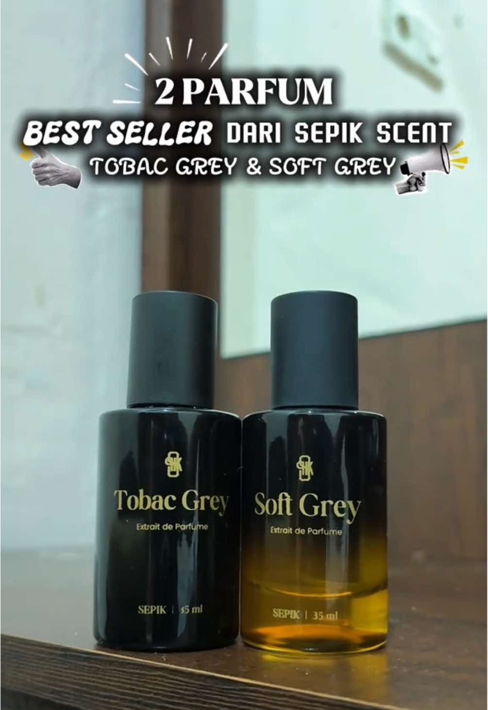 • T O B A C G R E Y & S O F T G R E Y • Sepikscent #rekomendasiparfum #fragrance #parfum #parfumlokal #sepikscent    