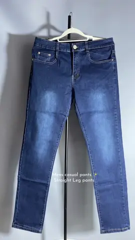 Men's street casual pants , straight leg pants #pantsformen #pants #denimpants #casualpants #fashionpants 