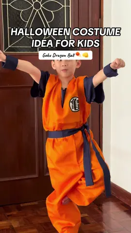Halloween Costume Idea for Kids 🎃👻 Goku Dragon Ball ☄️👊 #goku #dragonball #halloween #halloweencostume #halloweencostumeideas 