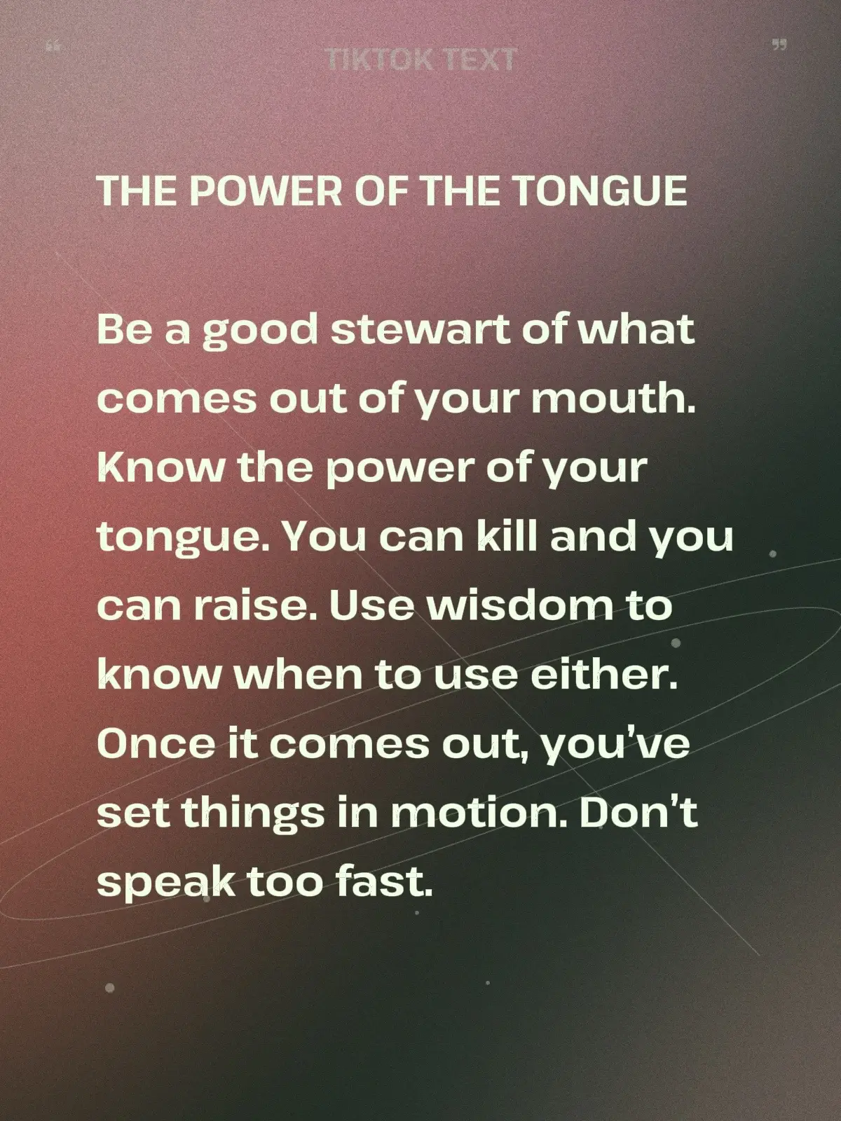 The fig tree was cursed because it beared no fruit. Lazarus was raised to display power by words. Life and death are in the power of the tongue. #fyp 