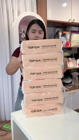 Khăn giấy đa năng topgia 10 bịch giá tốt nè #giayruttopgia #giaytreotuong 