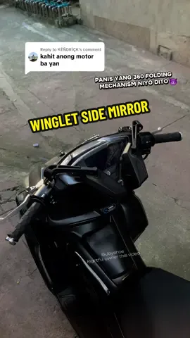 Replying to @KÊÑDRÌÇK 360 Na Winglet Mirror Din Yan 🔥🤫 Mura lang 🤫#wingletsidemirror #universalsidemirror #rearmirror #sidemirror #foldingsidemirror #motorcyclesidemirror #fyp 
