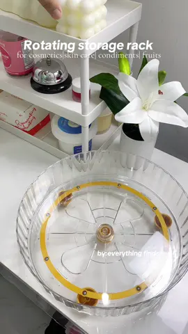 rotating kitchen rack organizer upto 360° rotating mode available sa yellow basket! #rotatingkitchenrack #rotatingstorage #rotatingstoragerack #storagerack #storagerackorganizer 