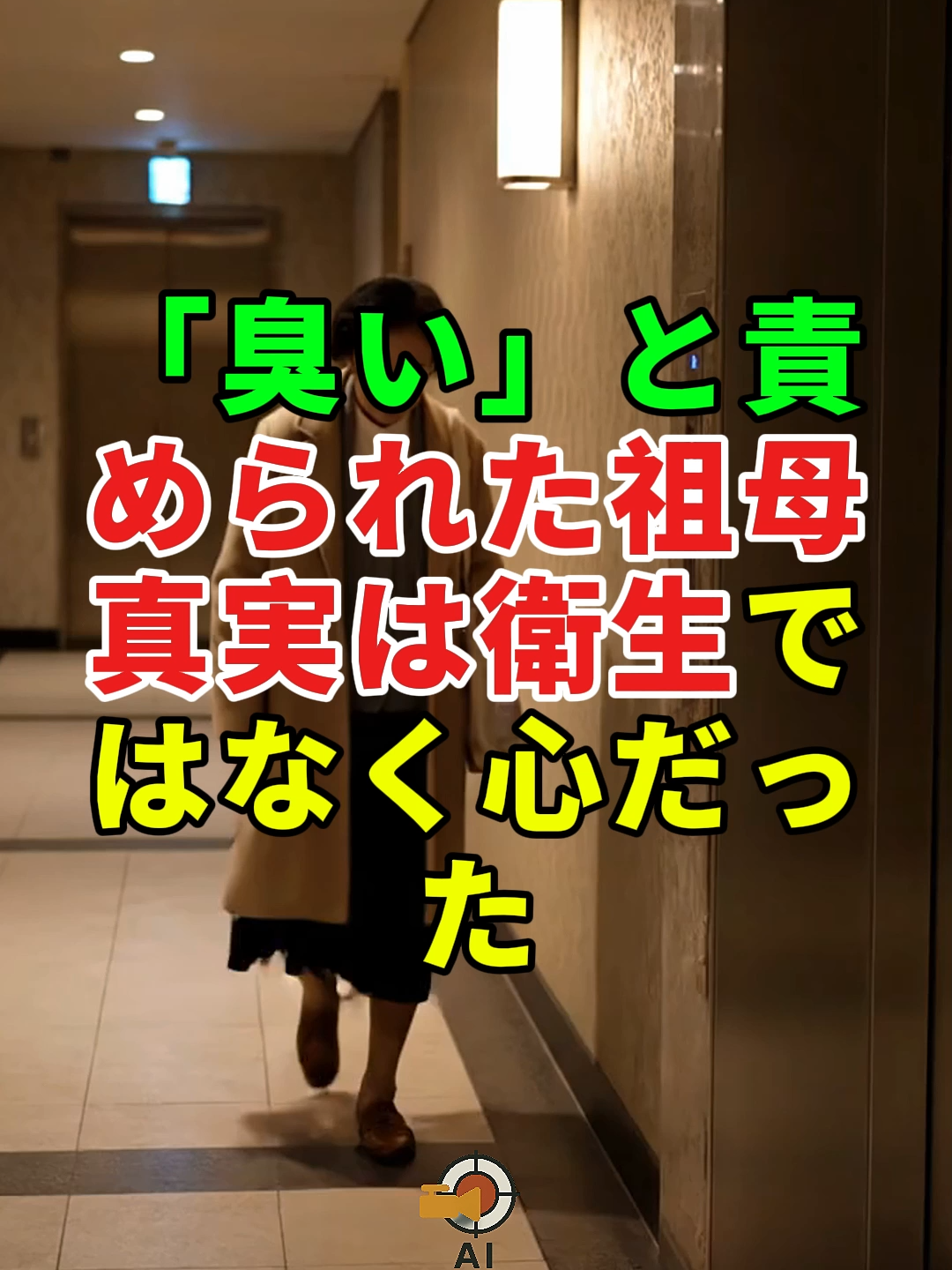 「臭い」と責められた祖母、真実は衛生ではなく心だった...#ドラマ#実話#人生 #2ch#shorts