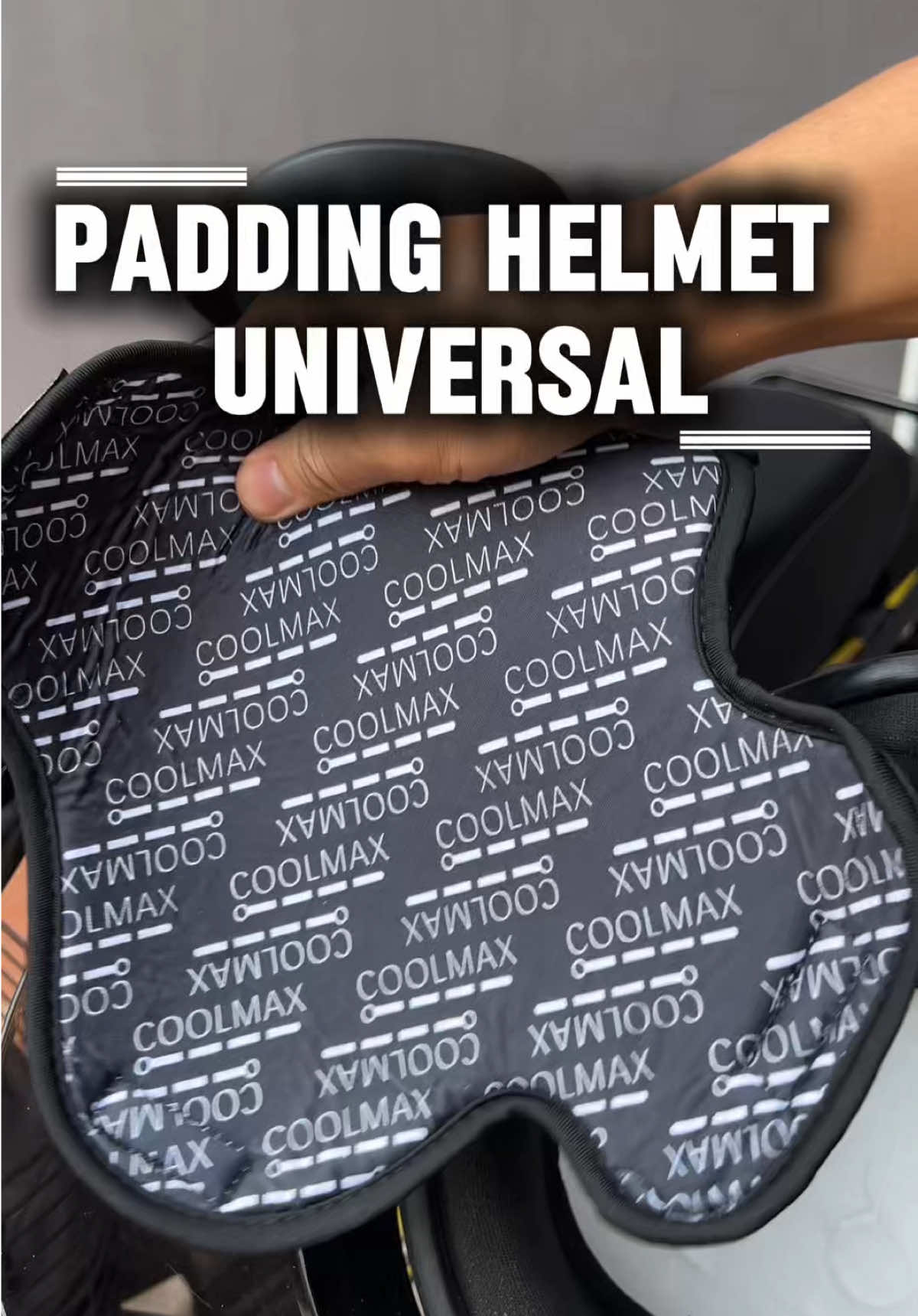Jadi baru balik macam asal selesa pun selesa lagi best boleh basuh padding ni 😍. #paddinghelmet #paddinghelmetuniversal #paddinghelmetmurah #paddinghelmetms88 #renggo 