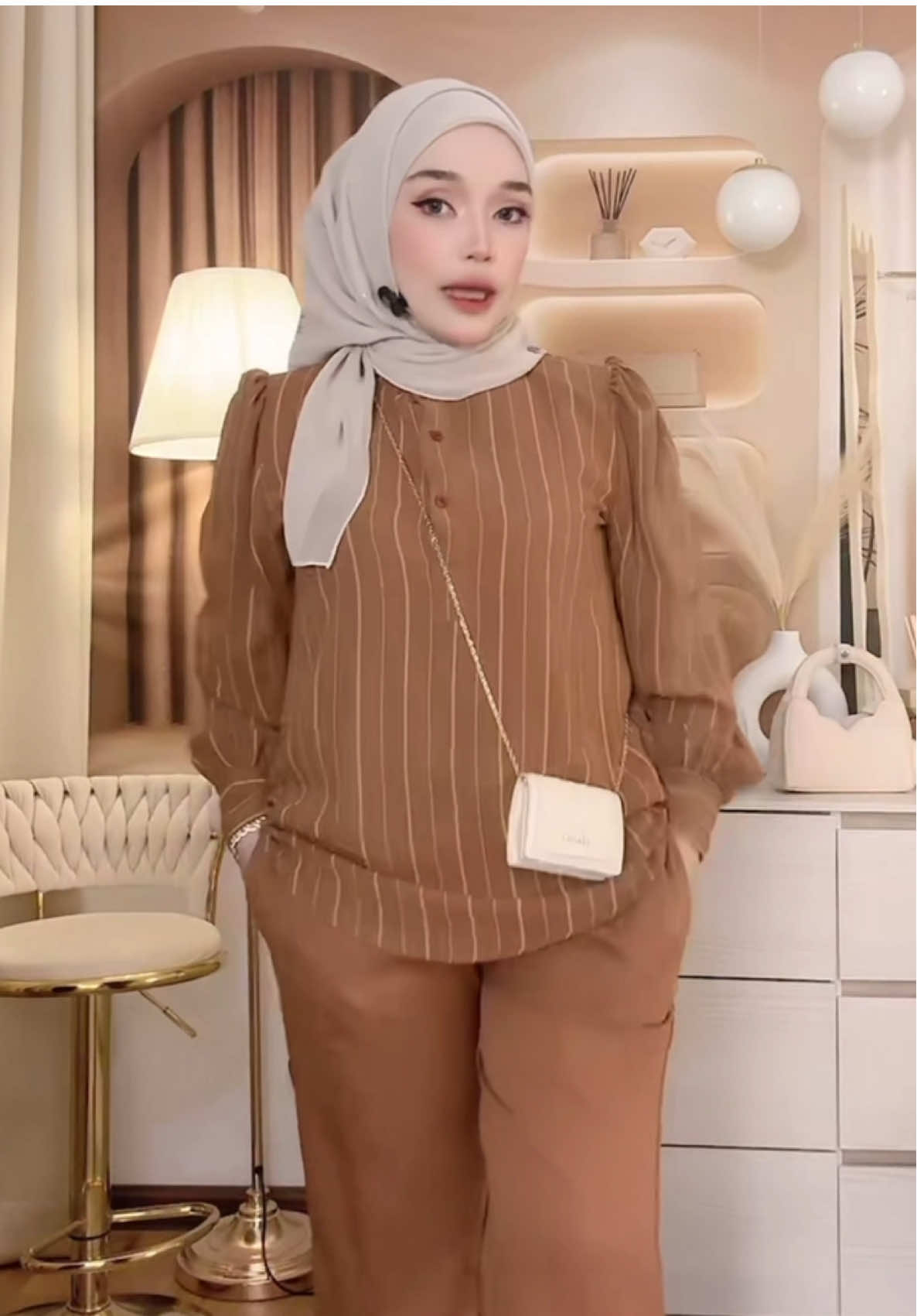 Set muslimah ironless cantik tengah murah #setmuslimah #setcantik #oneset #setblouse #OOTD 