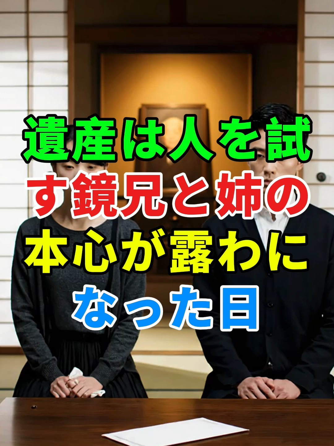 遺産は人を試す鏡——兄と姉の本心が露わになった日...#ドラマ#実話#人生 #2ch#shorts