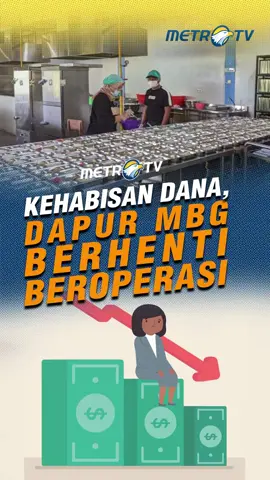 Dapur MBG di Matakali, Polman, Sulbar berhenti beroperasi karena terkendala anggaran dana belum cair. #MetroTV #tiktokmetrotv #beritaviral #metrotvnews #terkini #tiktokberita #Sulbar #Matakali #MBG #makanan #gizi #dana #anggaran #kendala #program