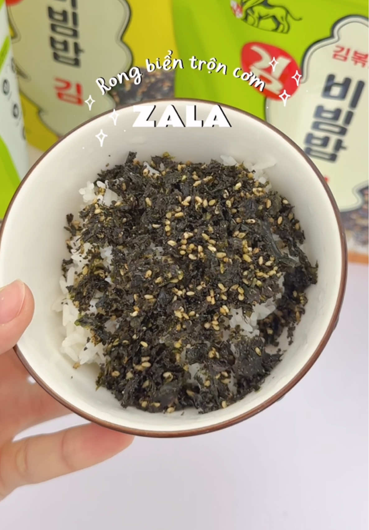 Rong biển rắc cơm siu ngon #ganyuan #doanvat #zalarongbien #anvat #fyp 