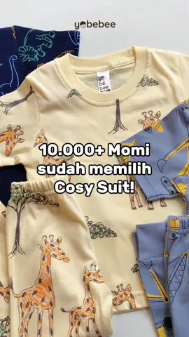 ✨ Cosy Suit – Koleksi Best Seller Yobebee ✨ 👩‍👧 Dipercaya oleh 10.000+ Momi, terbukti nyaman & jadi favorit si kecil. 🧵 Terbuat dari Cotton Combed premium – adem, lembut, & nyaman di kulit. 👕 Desain lengan pendek + celana panjang praktis untuk tidur maupun bermain. 🎨 Hadir dengan 6 motif menggemaskan. 📏 Size lengkap S–3XL (usia 1–12 tahun). ✨ Semua motif & size ready stock – jangan tunggu sampai kehabisan, Moms! 🛒 Checkout sekarang & pilih Cosy Suit favorit si kecil! #Yobebee #CosySuit _ #pakaiananak #bajuanak #piyamaanak 