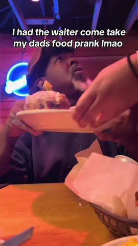 When the waiter takes away their food,see their reaction🤣🤣#fyp #foryou #funny #prank #trending 