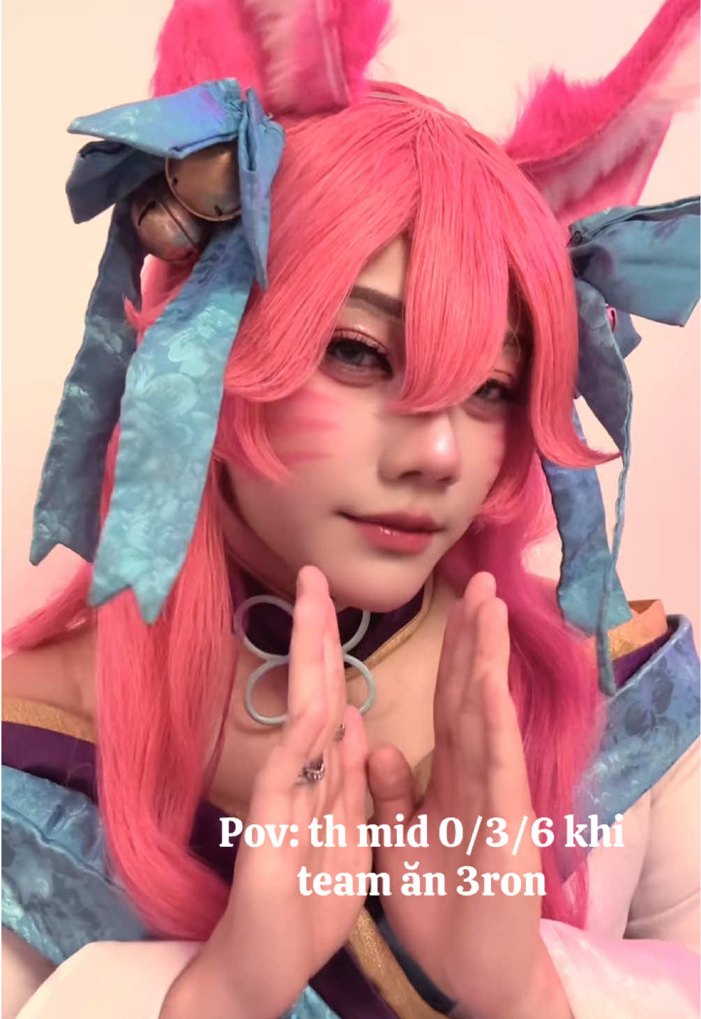 Anh Daxua cố lên #fyp #cosplay #leagueoflegends #ahri 
