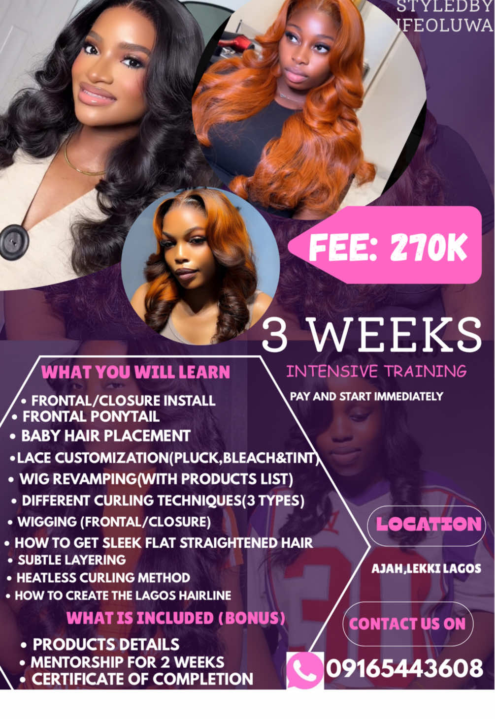 It’s already October… just 2 months left before 2026 😩 The same “I’ll start soon” you said last year—don’t let it follow you into the new year. Registration for class is currently ongoing. Send a Dm or WhatsApp 09165543608 for more details/enquirers  #hairstylingtraining #hairstylingtraininginajah #fyp #goviral #fypシ゚ 