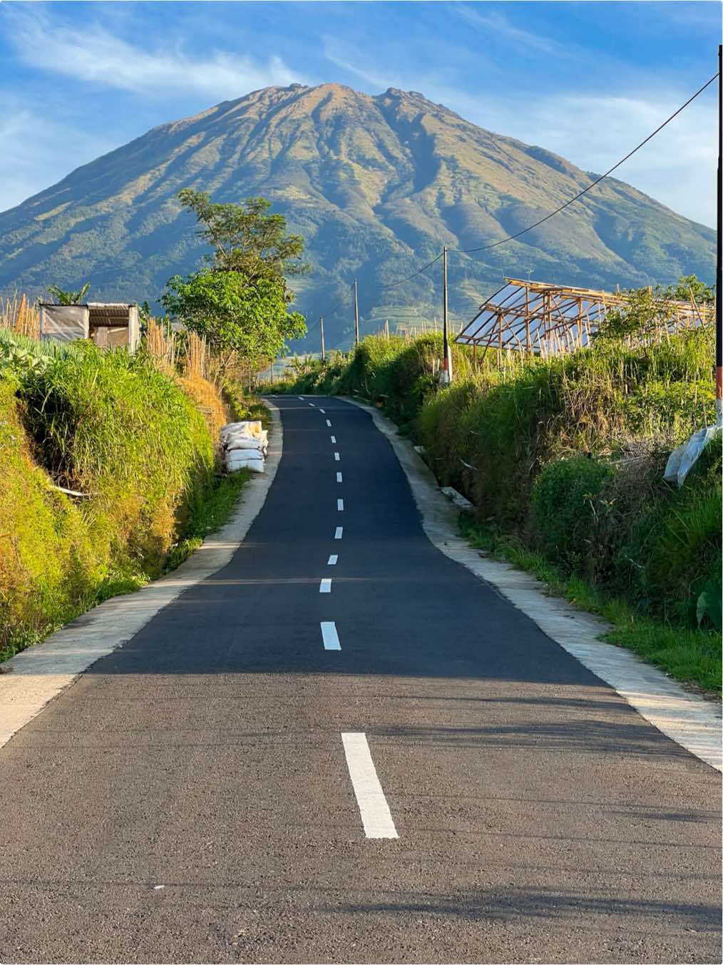 Jalan menuju wisata Nepal van java 🤩 #magelang #negerisayursukomakmur #sumbing #nepalvanjava 