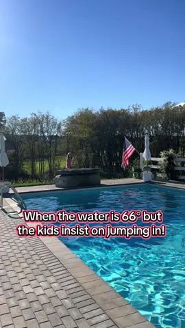 A little Sunday Funday! Soccer practice that was hot and sweaty at 81° calls for a jump in the pool! #sundayfunday #kids #poolfun #girlmom #crazykids 