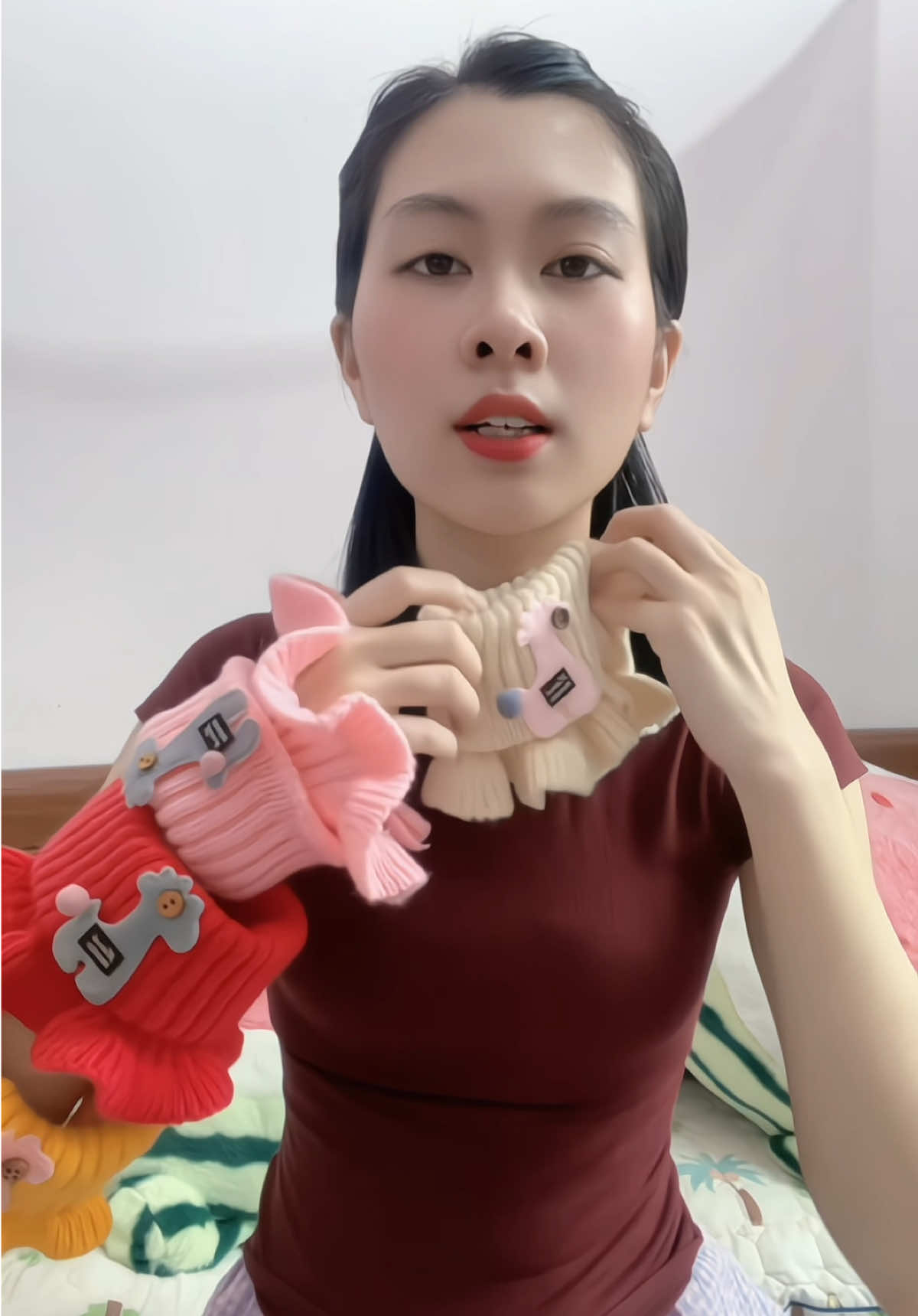 Khăn ống len quàng cổ cho bé 0-10 tuổi #mekemreview2024 #trend #xuhuongtiktok #xh #muahangtiktok 