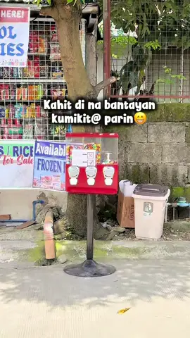Kahit wala ng bantay! Kumikit@ parin! #candyvendingmachine #vendingmachine 
