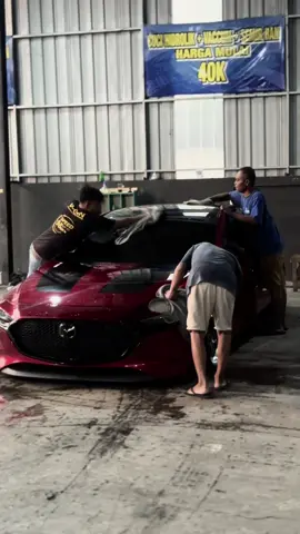 kedip lagi dicuci malah rebehan 😞 #mazda3hatchback 