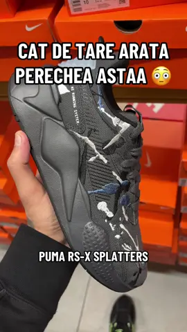 CAT DE TARE ARATA PERECHEA ASTA DE PUMA RS-X SPLATTERS 😳 Mai este si confortabila si la pret bun 💪🏽