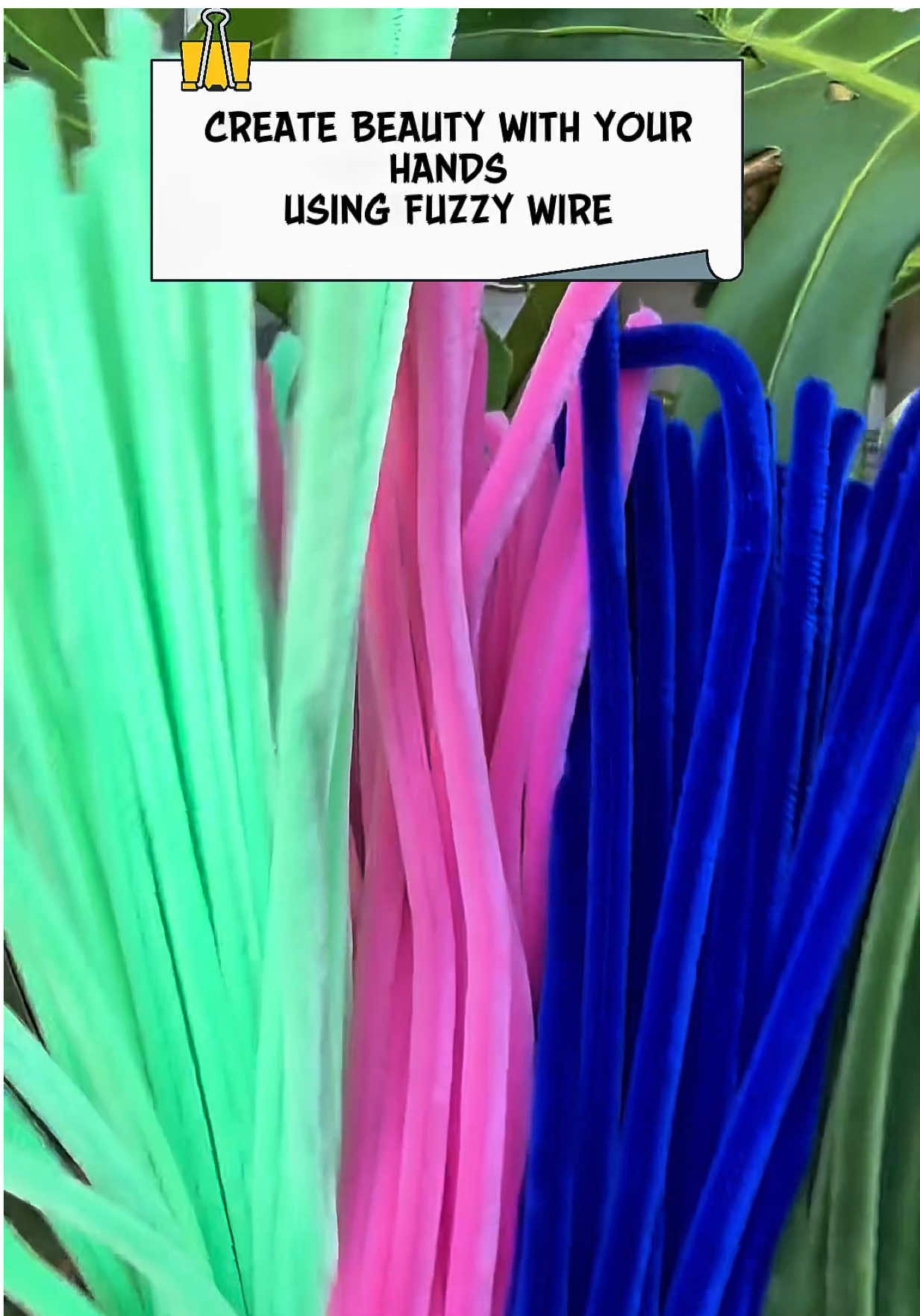 Create Beauty woth your Hands using fuzzy wire#fuzzywire #tutorial #DIY #handmade #creatorsearchinsights 