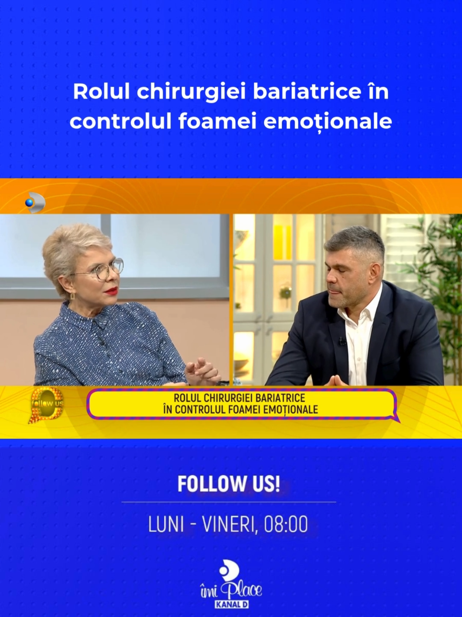 Cum se modifică senzația de foame după operația bariatrică? Octavian Arnăutu, medic primar în chirurgie generală: „Nu avem nevoie de atât de multă mâncare pe cât consumăm, putem trăi liniștiți cu 1.500 de kcal pe zi”.  👨‍⚕️ #kanaldromania #followus #ilincavandici #teotrandafir
