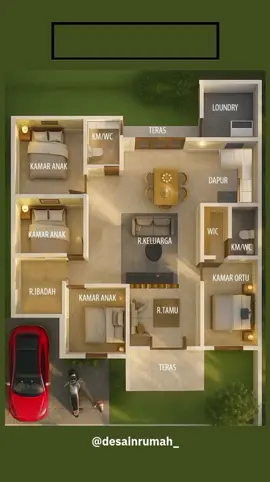 Denah rumah Yang belum memiliki rumah, segera dicukupkan rezeki untuk memiliki rumah impian, Aamiin 🤲 #rumahidaman #rumah #denahrumah #tiktok #rumahesthetic 