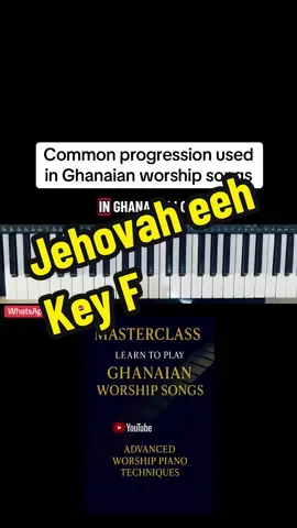 How to play Ghanaian worship songs on the piano in key F #pianotutorial #keyboardist #ghanamusic #pianoforafricans #fypviral @DANNY KEYS OFFICIAL ✨🌎🇬🇭  1415 progression  Ghanaian worship chords Best keyboard lessons 