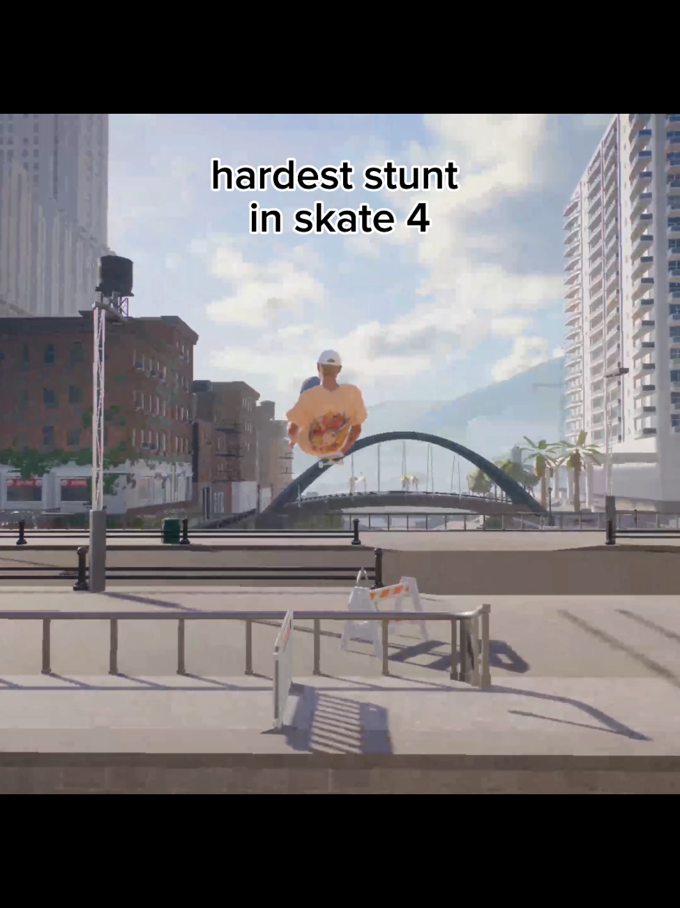 sorry for the bad quality #skate4 #hard #stunt #skills #pc 