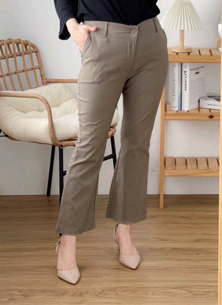 Celana Panjang chinos wanita  #promomakan1010 #celanawanita #celanacutbray #celanacutbraywanita 