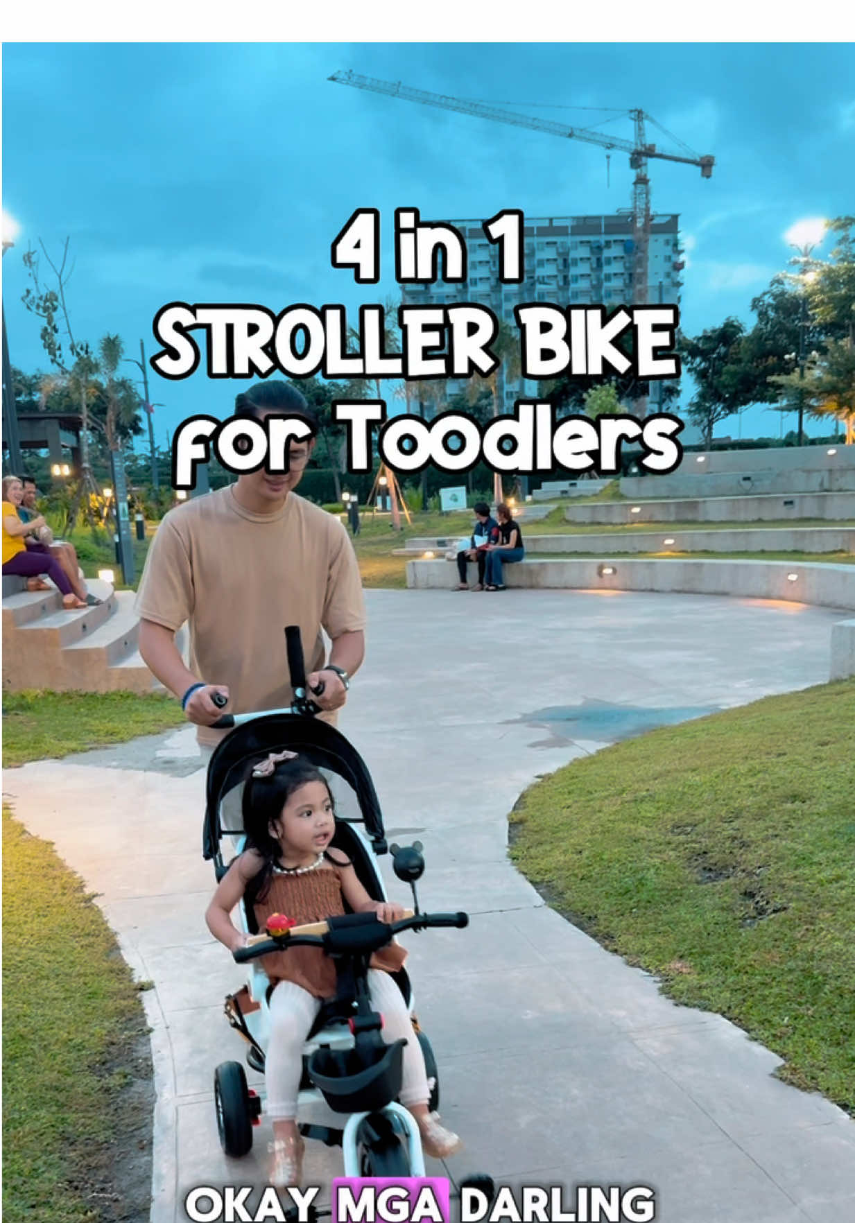 4 in 1 stroller bike na magagamit ni baby ng pang matagalan 😉 #strollerbike #babyfinds #4in1trollerbike #bikefortoddlers #stroller 